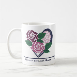 Anpassningsbar Hjärtat i Ro Florist Merch Mugg