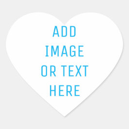 Anpassningsbar Hjärtformat Klistermärke