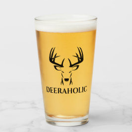 Anpassningsbar Hjort Hunting Beer Glass Tumblr Glaskopp