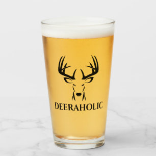 Anpassningsbar Hjort Hunting Beer Glass Tumblr Glaskopp