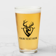 Anpassningsbar Hjort Hunting Beer Glass Tumblr