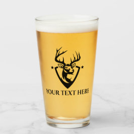Anpassningsbar Hjort Hunting Beer Glass Tumblr Glaskopp