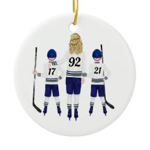 Anpassningsbar Hockey Ornament
