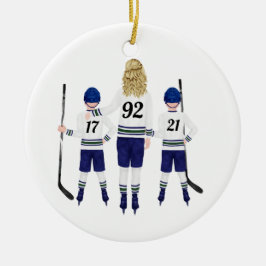 Anpassningsbar Hockey Ornament