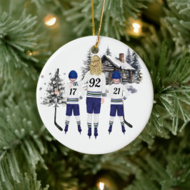 Anpassningsbar Hockey Ornament