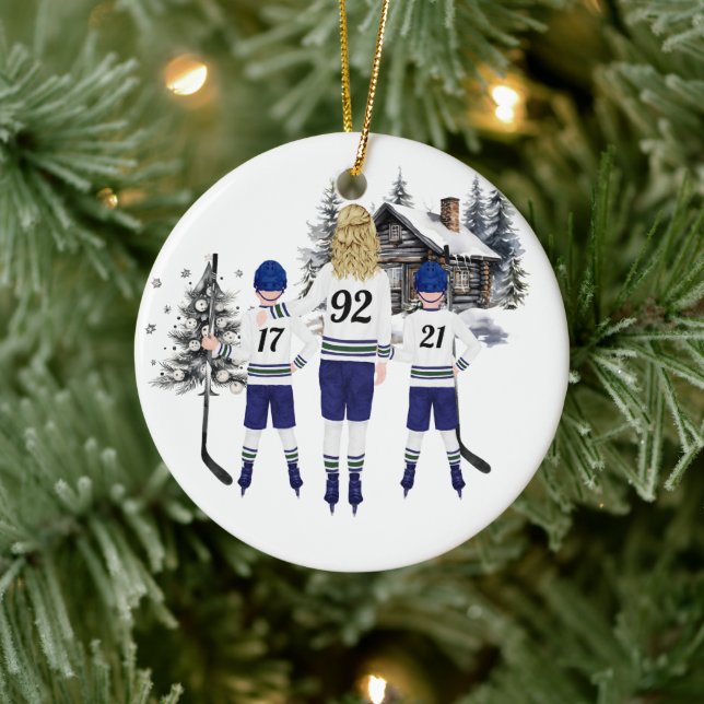 Anpassningsbar Hockey Ornament (Träd)