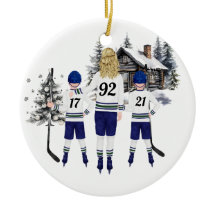 Anpassningsbar Hockey Ornament