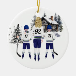 Anpassningsbar Hockey Ornament