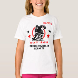 Anpassningsbar Hockey School Klubb League Namn Num T Shirt