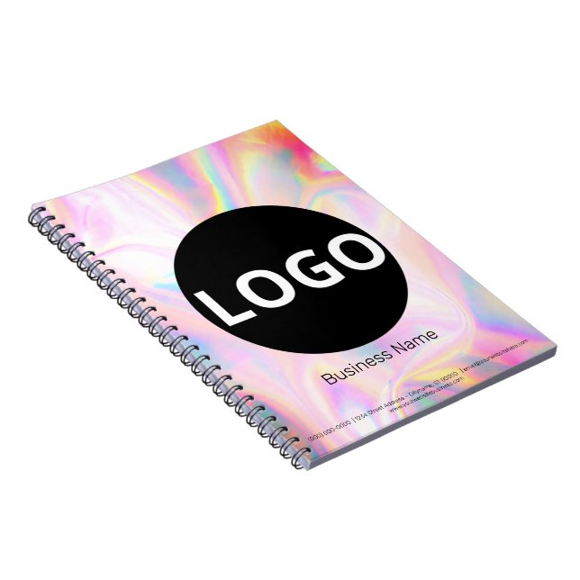 Anpassningsbar Holografisk Logotyp bärbar dator Anteckningsbok (Högra Sidan)