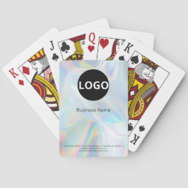 Anpassningsbar Holografisk Logotyp Casinokort