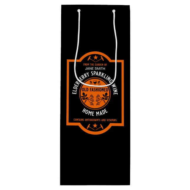 Anpassningsbar Homemade Elderberry Sparkling (Framsidan)