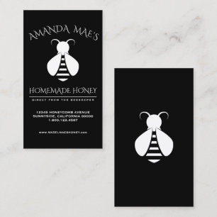 Anpassningsbar Homemade honey Bee Visitkort