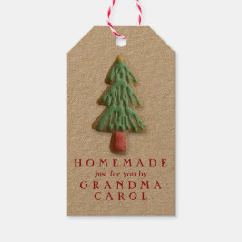 Anpassningsbar Homemade precis till jul Presentetikett