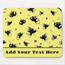 Anpassningsbar Honungsbimus - Unik gåva för henne Musmatta