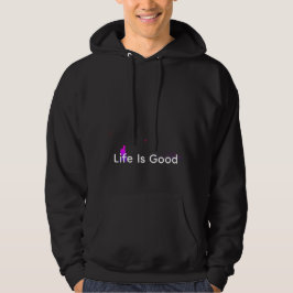 "Anpassningsbar Hoodie | Life is Bra Walking Graph