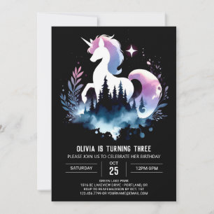 Anpassningsbar Horse Birthday Inbjudningar