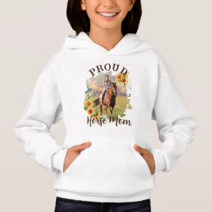 Anpassningsbar Horse Pet Photo Text Solrosdetaljer T Shirt