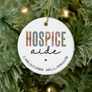 Anpassningsbar Hospice Aide Hospice Nursing Hospic Julgransprydnad Keramik