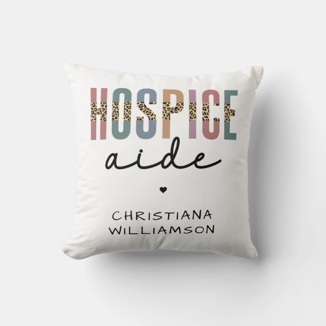 Anpassningsbar Hospice Aide Hospice Nursing Hospic Kudde (Framsida)