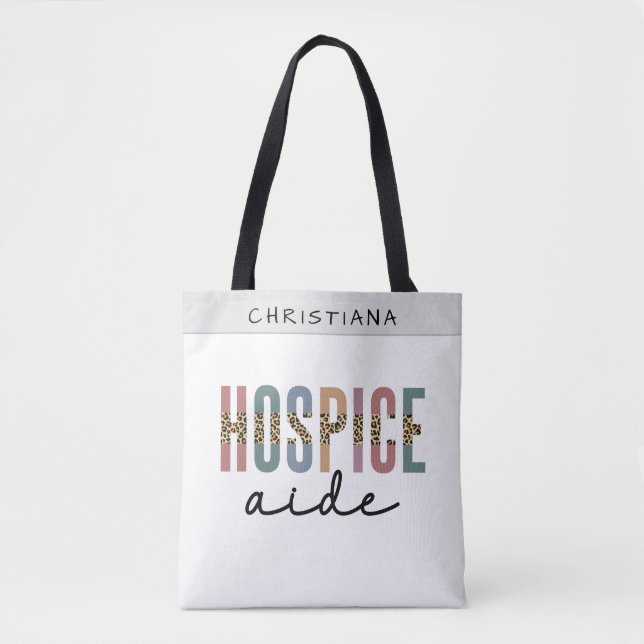Anpassningsbar Hospice Aide Hospice Nursing Hospic Tygkasse (Framsida)