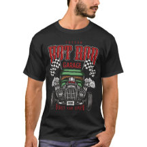 Anpassningsbar Hot rod Garage T-Shirt