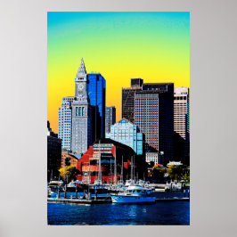 Anpassningsbar House Boston USA Poster