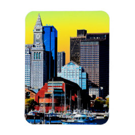 Anpassningsbar House Boston USA Poster Card Magnet