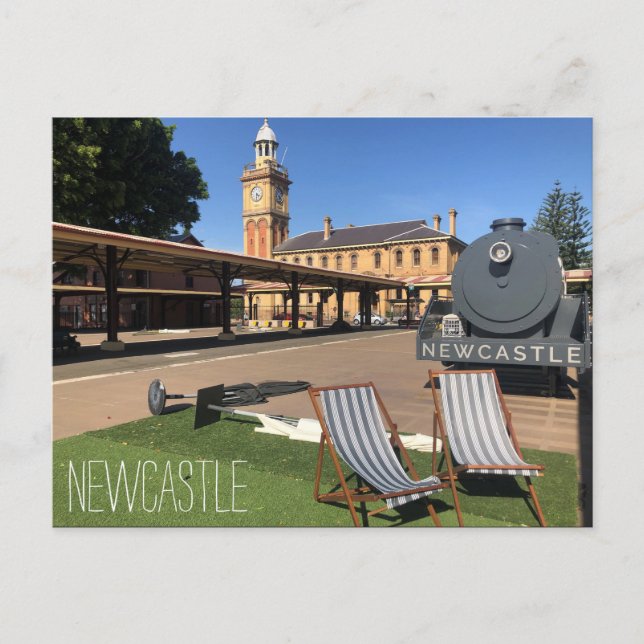 anpassningsbar house tåg vykort (Framsida)