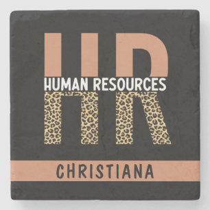 Anpassningsbar HR Human Resources Leopard Print HR Stenunderlägg
