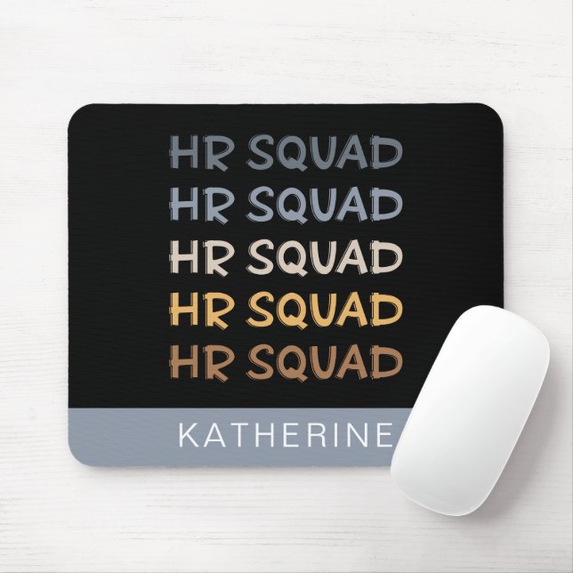 Anpassningsbar HR Squad Human Resources Team Gifts Musmatta (Med mus)