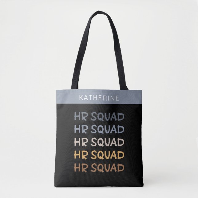 Anpassningsbar HR Squad Human Resources Team Gifts Tygkasse (Framsida)