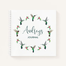 Anpassningsbar Hummingbird Journal