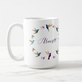 Anpassningsbar Hummingbird Kaffemugg