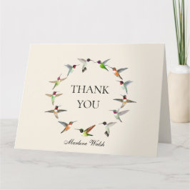 Anpassningsbar Hummingbird of North America Tack C Kort