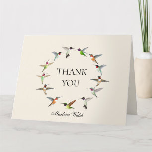 Anpassningsbar Hummingbird of North America Tack C Kort