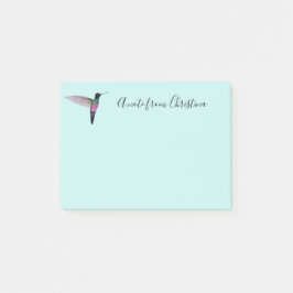 Anpassningsbar Hummingbird Post-it Block