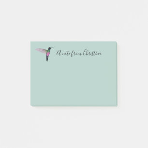 Anpassningsbar Hummingbird Post-it Block