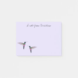 Anpassningsbar Hummingbird Post-it Notes