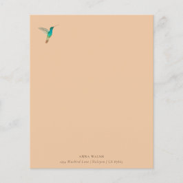 Anpassningsbar Hummingbird Stationery Papper