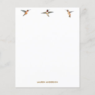 Anpassningsbar Hummingbird Stationery Papper