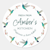 Anpassningsbar Hummingbird Stickers