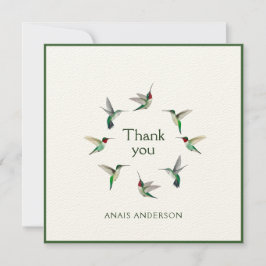 Anpassningsbar Hummingbird (tack) Tack Kort