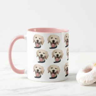 Anpassningsbar Hund Ansikte Mugg Hund Mamma Gift