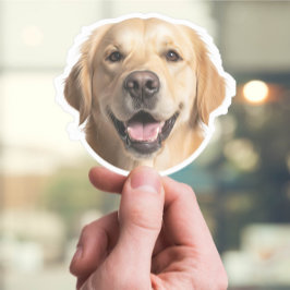 Anpassningsbar Hund Ansikte Sticker - Personlig Pe Klistermärken