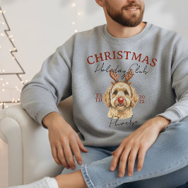 Anpassningsbar Hund aveln julafton Helgdag Klubb Lång Ärmad Tröja
