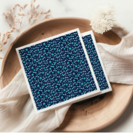 Anpassningsbar Hund Blått bläddringsblock Skriv ut Pappersservett