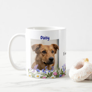 Anpassningsbar Hund eller Cat Photo Namn Djurälska Kaffemugg