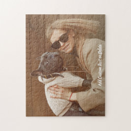 Anpassningsbar Hund Fotopussel med Anpassningsbar