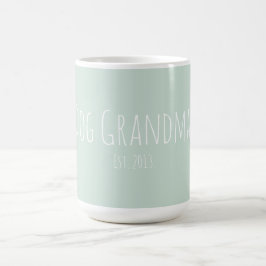 Anpassningsbar Hund Grandma Modern Kaffemugg